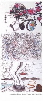 POST-IT: an exquisite corpse mail art project 2006 by Benedict Ernst